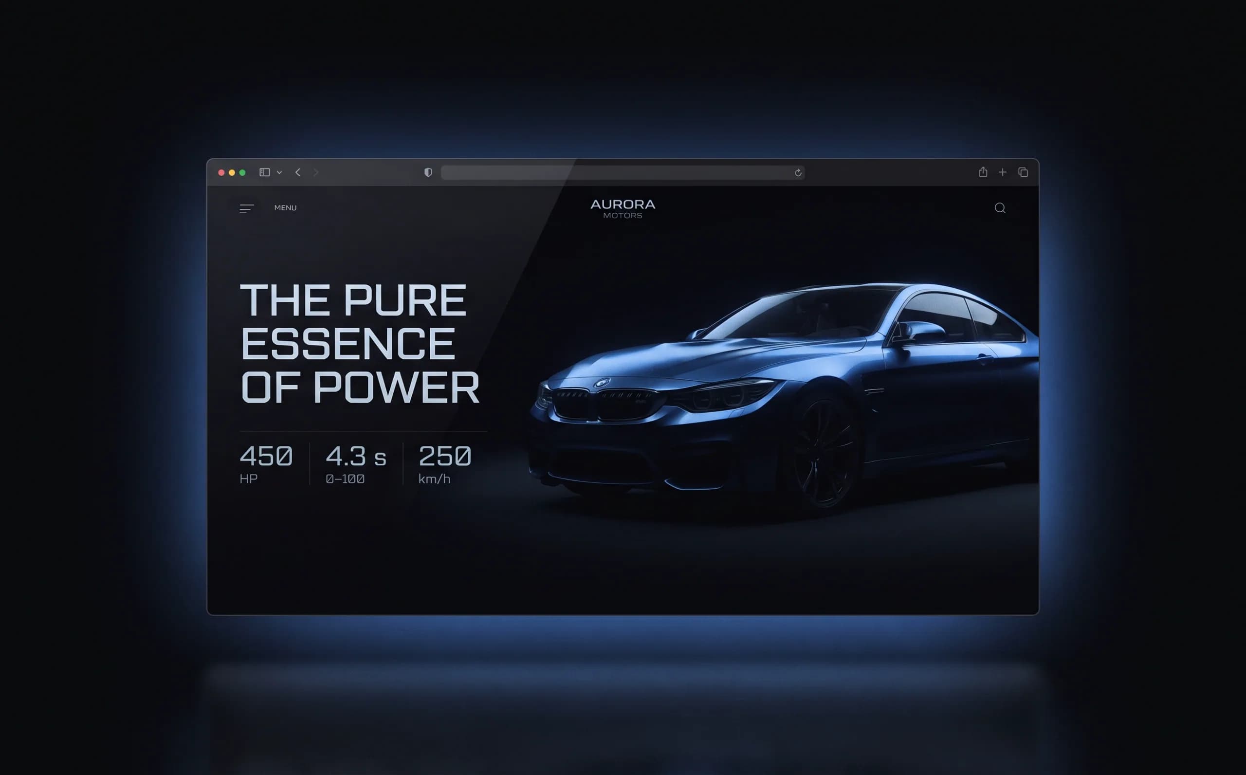Motors Copmany — desktop screen 1 of 3