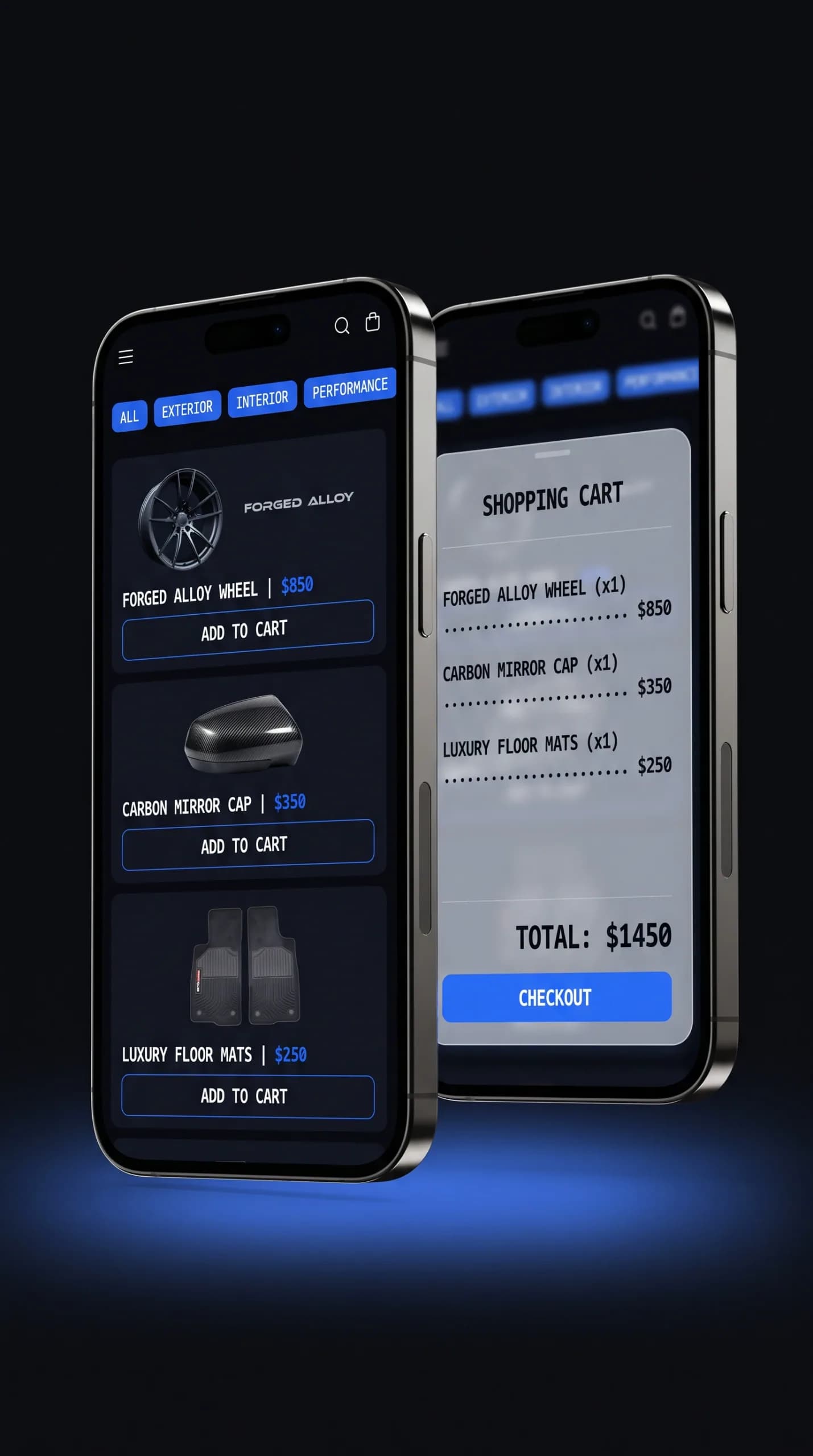 Motors Copmany — mobile screen 3 of 3
