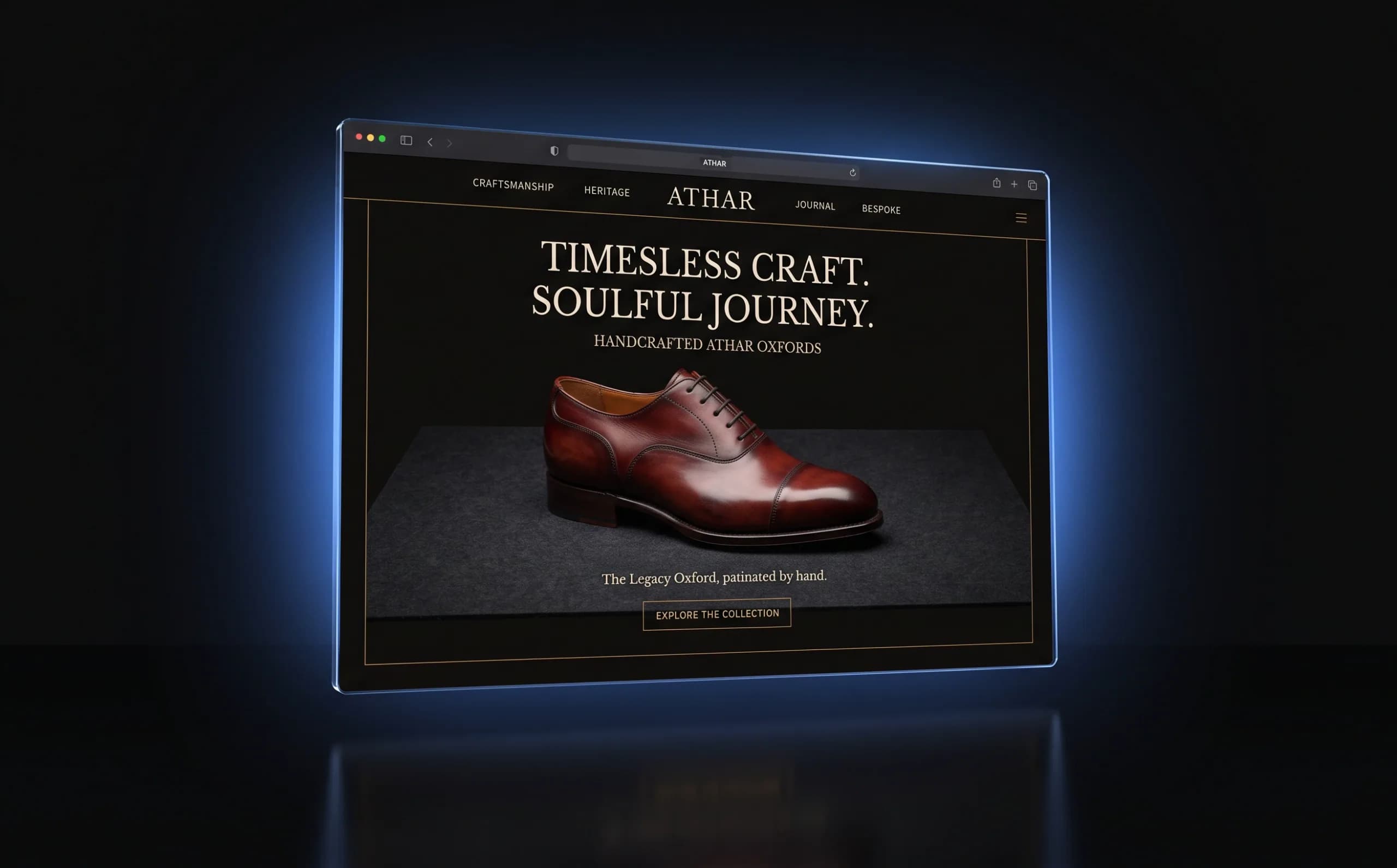 ATHAR — desktop screen 1 of 4