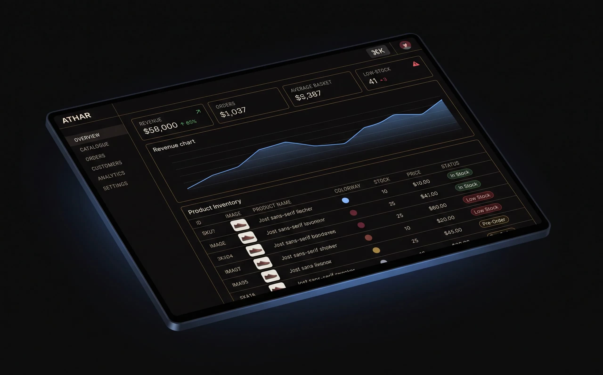 ATHAR — desktop screen 4 of 4